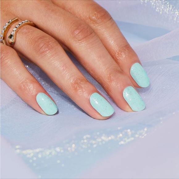 *Exclusive* Color Street: River Fairy | Turquoise Glitter Pastel Spring Summer - Picture 7 of 11